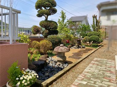 心安らぐ和風庭園にリガーデン