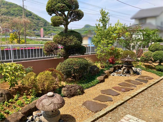 心安らぐ和風庭園にリガーデン